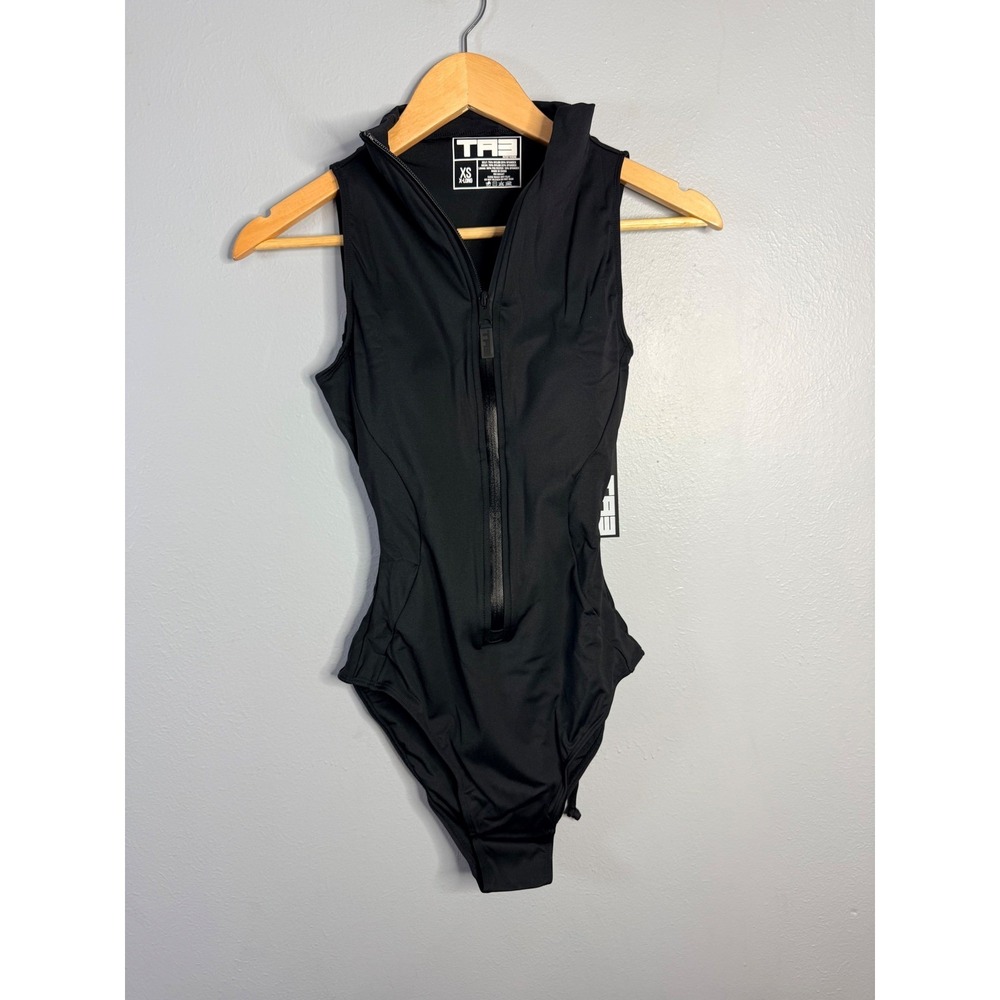 TA3 Swim Sleeveless Surfy Black XS X-Long‎ NWT
